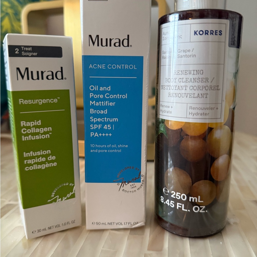 Murad Skincare with bonus body cleanser